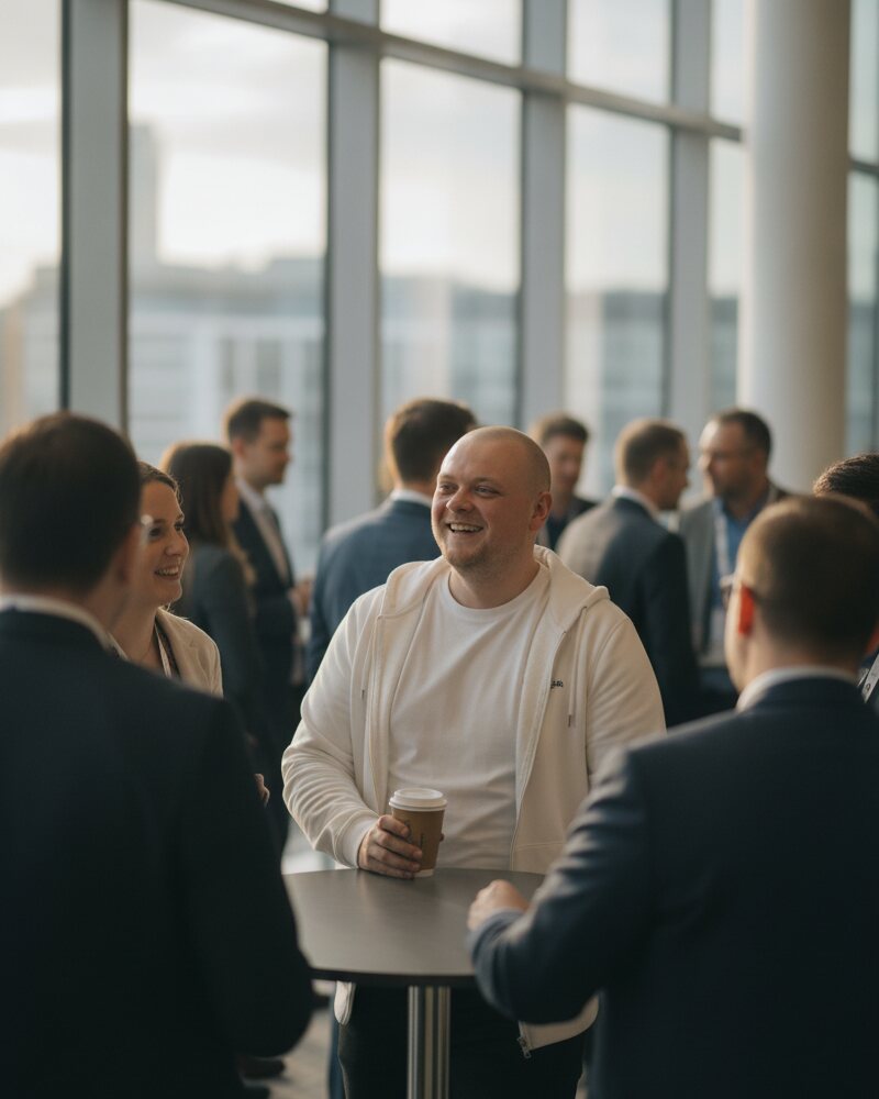 Networking at the event